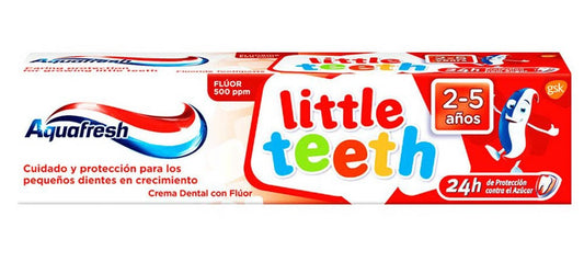 Pasta deltal Aquafresh Little Teeth 2-5 años 63 grs