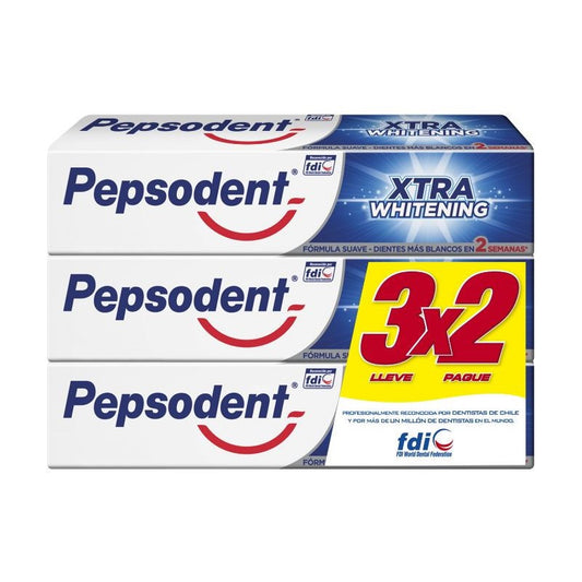Pasta deltal Pepsodent Xtra Whitening 3 x 90 grs