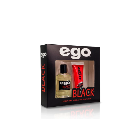 Ego Black Estuche Colonia 75 ml + Gel After Shave 75 ml