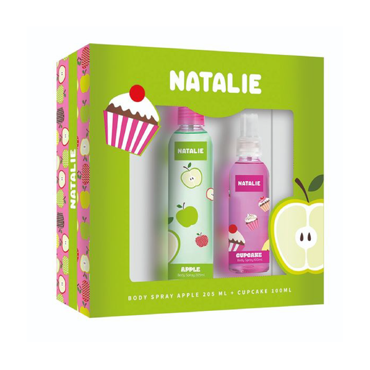 Natalie Estuche Colonia Apple 205 ml + Colonia Cupcake 100 ml
