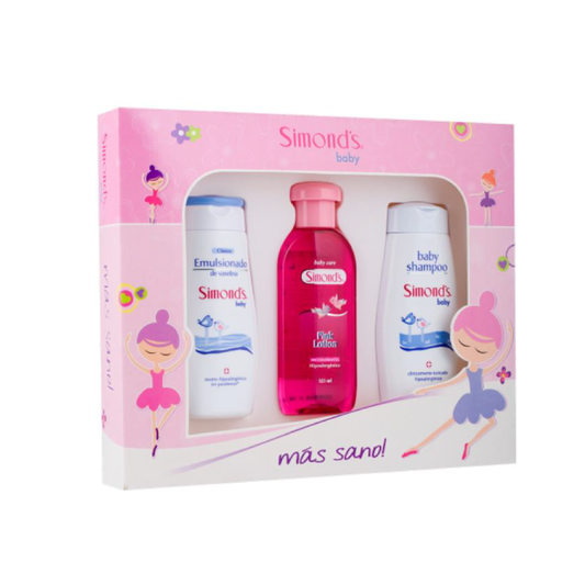 Simond´s Estuche Emulsionado 120 ml + Colonia Pink 125 ml + Shampoo 120 ml